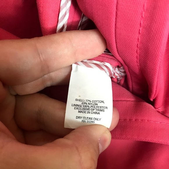 Express Hot Pink Double Brested Trench Coach Small - Picture 7 of 7